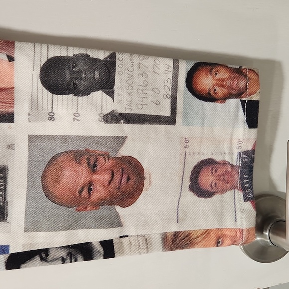 RARE Absent America's Sweethearts Mugshot Pants Jeans Size 30 Streetwear - Picture 3 of 11